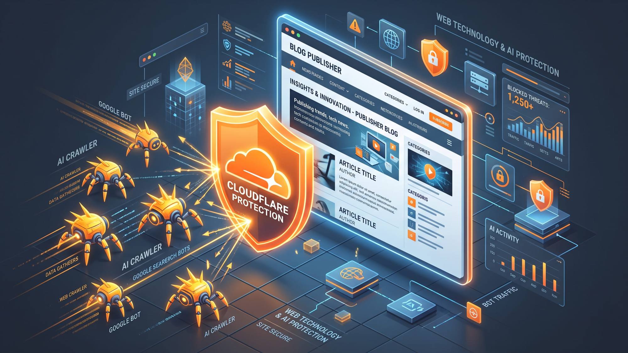 Cloudflare le pone fecha límite a los bots de IA: por qué esto le importa a cualquier medio digital